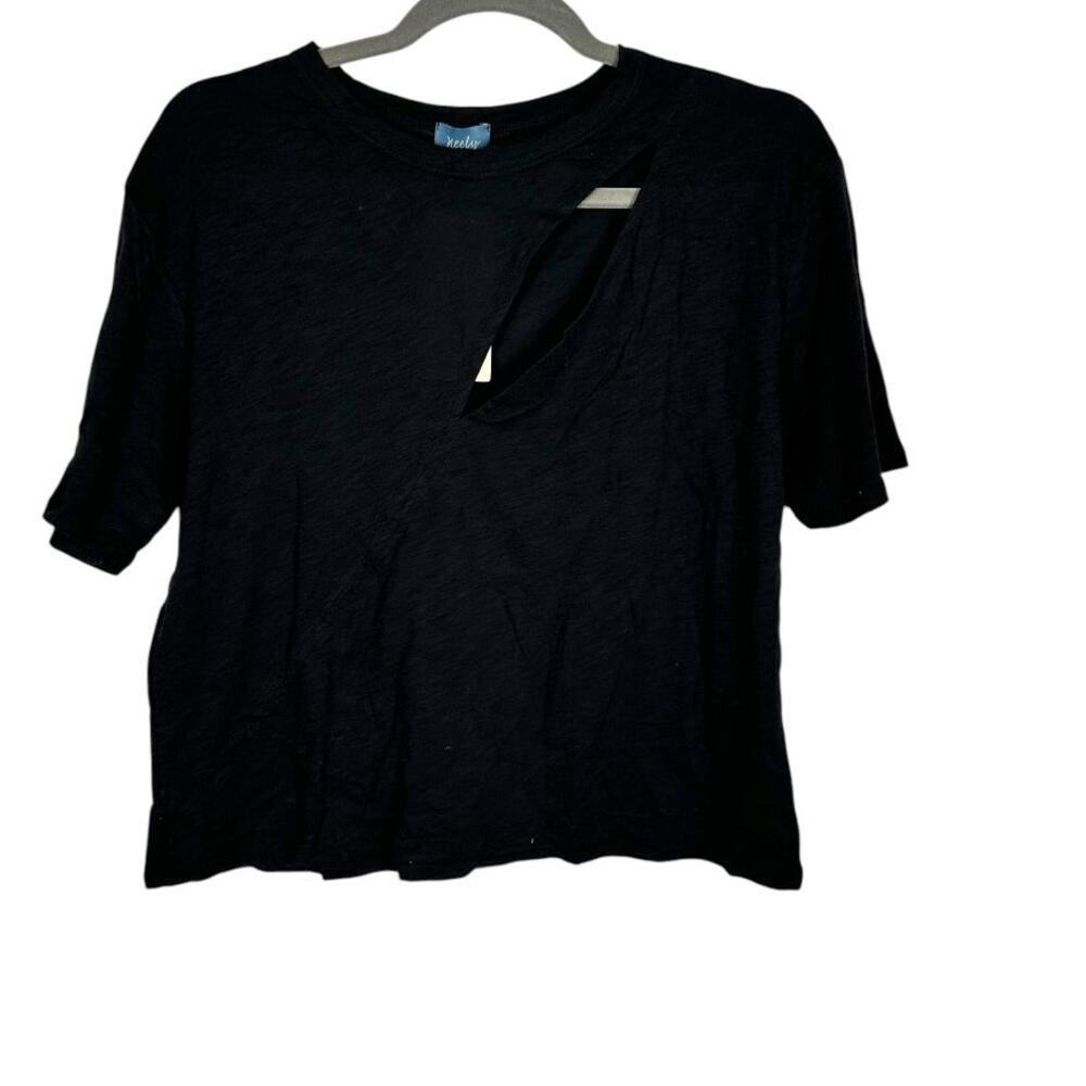 Neely Black T-shirt Size Large